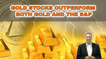 Gold Stocks outperform both Gold and the S&P